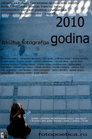 Afis Expozitie Zagreb fotopoetica Mraz gyuri ilinca